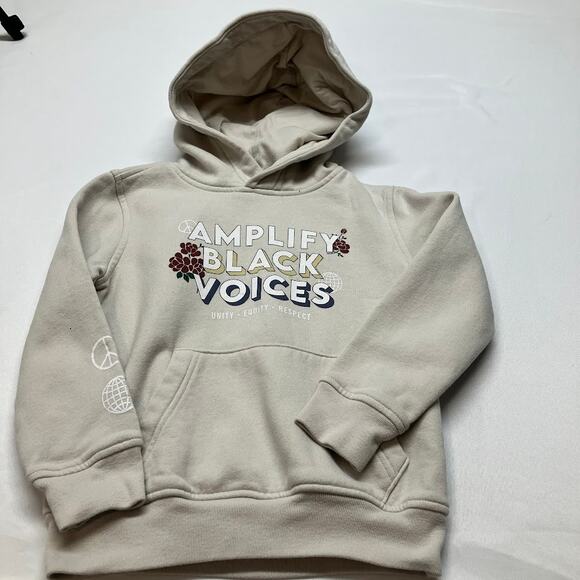 Abercrombie Kids AMPLIFY BLACK VOICES Hooded Sweatshirt Size 5/6 - Picture 3 of 6